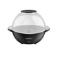 Costway 6 QT Black Stirring Popcorn Popper Maker with Nonstick Plate