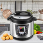 Costway 6 QT Programmable Electric Stainless Steel Pressure Rice Cooker