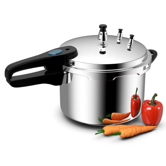 Costway 6-Quart Aluminum Pressure Cooker Fast Cooker Cookware