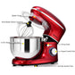 Costway 6 Speed 6.3 Qt Tilt-Head Red Stainless Steel Electric Food Stand Mixer