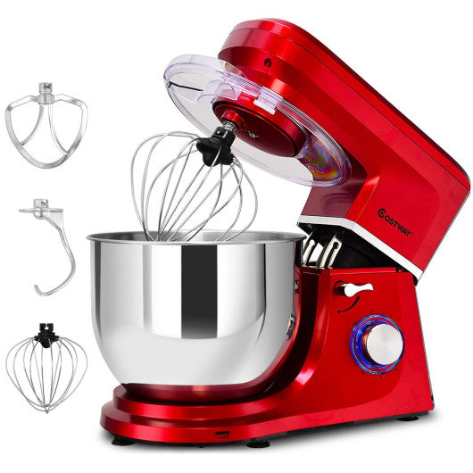 Best Choice Products 6.3qt 660W 6-Speed Tilt-Head Stainless Steel