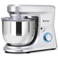 Costway 6 Speed 7.5 Qt Tilt-Head Stainless Steel Silver Electric Food Stand Mixer