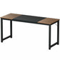 Costway 63" Rectangular Dining Room Table with Solid Metal Frame-Desktop + Frame