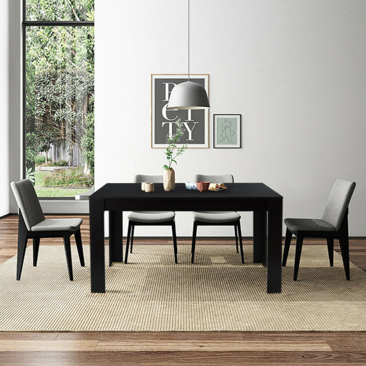 Costway 63" Rectangular Modern Dining Kitchen Table for 6 People