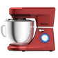 Costway 660 W 7.5 Quart 6 Speed Tilt-head Red Stand Mixer