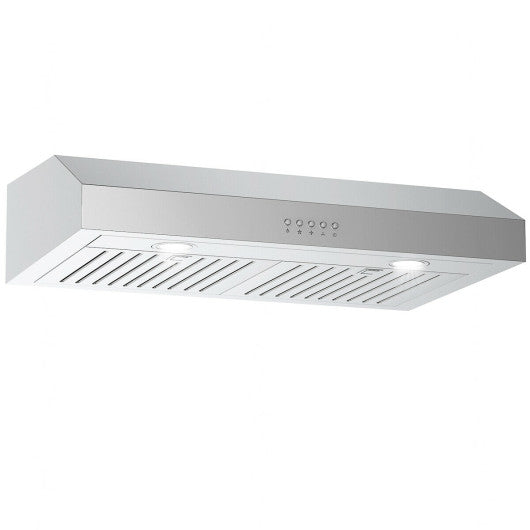 Costway 69W 30" Under Kitchen Range Hood with Stainless Steel