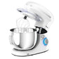 Costway 6.3 Qt 6 Speed 660 W Tilt-head White Food Stand Mixer