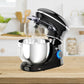 Costway 6.3 Qt 6 Speed 660W Tilt-Head Black Food Stand Mixer