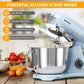 Costway 7 Quart 800W 6-Speed Navy Electric Tilt-Head Food Stand Mixer
