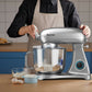 Costway 7 Quart 800W 6-Speed Silver Electric Tilt-Head Food Stand Mixer