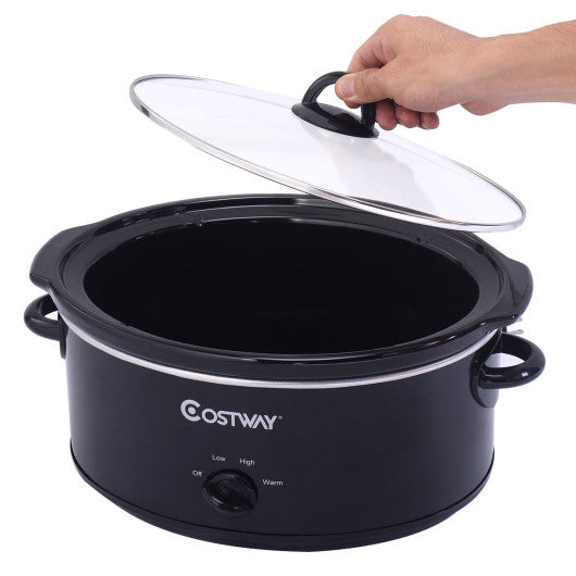 Costway 7 Quart Oval Electric Slow Cooker Cookware