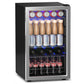 Costway 76 Can Beverage Refrigerator Cooler with Glass Door