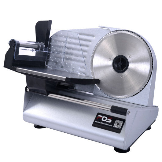 Costway 7.5" Blade Electric Meat Slicer Cheese Deli Meat Food Cutter Kitchen Home