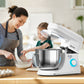 Costway 7.5 QT White Tilt-Head Stand Mixer 6 Speed 660W with Dough Hook Beater
