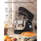 Costway 7.5 Qt Black Tilt-Head Stand Mixer with Dough Hook