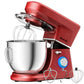 Costway 7.5 Qt Red Tilt-Head Stand Mixer with Dough Hook