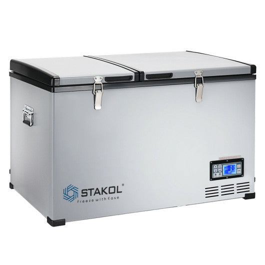 Costway 84-Quart Portable Compressor Camping Electric Car Cooler
