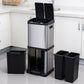 Costway 8.5 Gallon Garbage Bin with Pedal and 3 Buckets