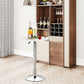 Costway Adjustable 360° Swivel Height Round Pub Table with Marble Top