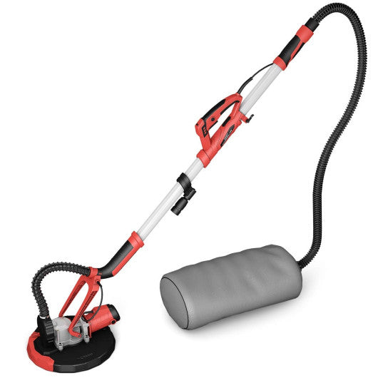 Costway Adjustable Electric Drywall Sander with Vacuum and LED Light