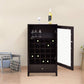 Costway Artistic Durable Wooden Home Wine Racks with Drawer
