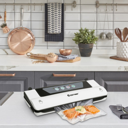 Costway Automatic Food Packing Machine Vacuum Sealer with Bag