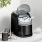 Costway Black Countertop Ice Maker 26.5lbs/Day with Self-Cleaning Function and Flip Lid