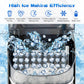 Costway Black Countertop Ice Maker 26.5lbs/Day with Self-Cleaning Function and Flip Lid