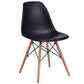 Costway Black Dining Side Armless Accent Chair