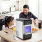 Costway Black Ice Maker Countertop 44lbs Per Day with Ice Shovel and Self-Cleaning