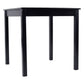 Costway Black Pine Wood Dining Table