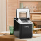 Costway Black Portable Countertop Ice Maker Machine with Scoop