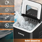 Costway Black Portable Countertop Ice Maker Machine with Scoop