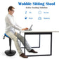Costway Blue Adjustable Swivel Sitting Balance Wobble Stool Standing Desk Chair
