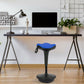 Costway Blue Adjustable Swivel Sitting Balance Wobble Stool Standing Desk Chair