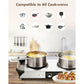 Costway Ceramic Infrared Stove with Temperature Control and Insulated Handles