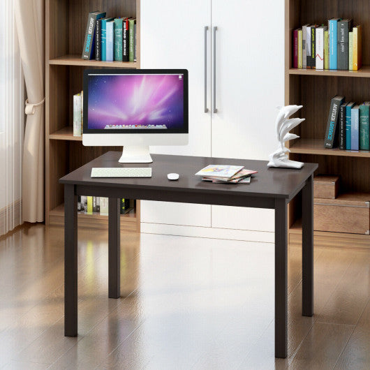 Costway Dining Table Kitchen Breakfast Dining Room Furniture Rectangle