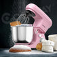 Costway EP24831PI 5.3 Qt Stand Kitchen Food Mixer 6 Speed with Dough Hook Beater