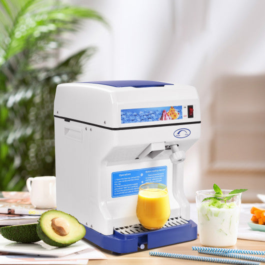 Costway Efficient Electric Ice Shaver Machine with Low Noise
