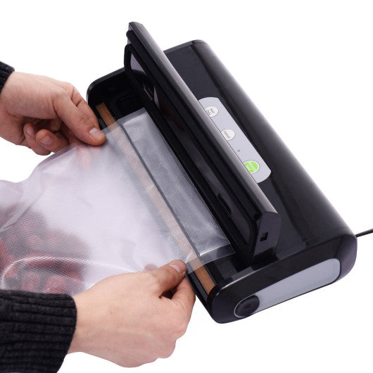 Costway Electric Food Packing Vacuum Sealer Machine-Black