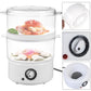 Costway Electric Kitchen Double-Tiered Food Steamer