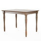Costway Extendable Wooden Dining Table with Rubber Wood Legs