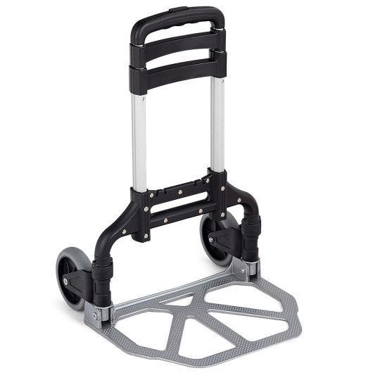 Costway Folding 176 lbs Capacity Heavy Duty Hand Truck with 2 Wheels
