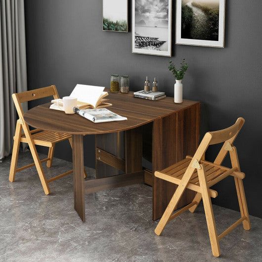 Costway Folding Drop Leaf Dining Table Console Table