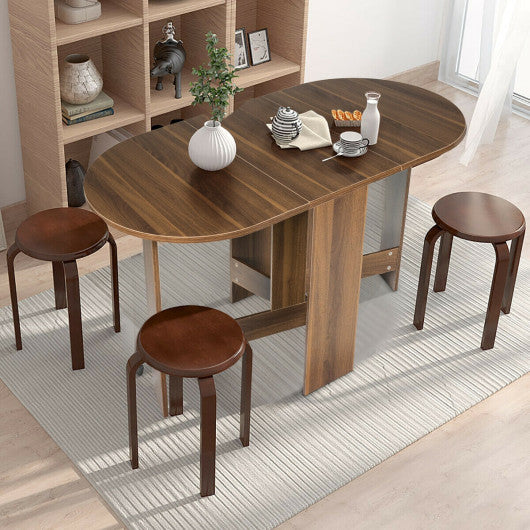Costway Folding Drop Leaf Dining Table Console Table
