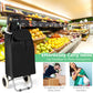 Costway Folding Light Weight Wheeled Shopping Trolley Cart with Large Capacity