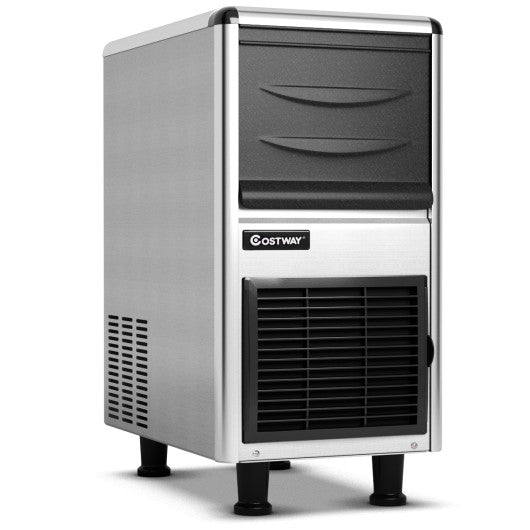 Costway Freestanding Stainless Steel Commercial Ice Maker