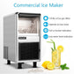 Costway Freestanding Stainless Steel Commercial Ice Maker