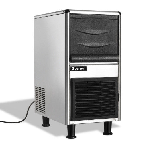 Costway Freestanding Stainless Steel Commercial Ice Maker