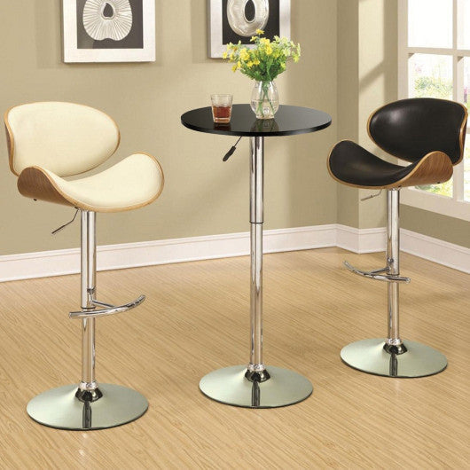 Costway Height Adjustable Round Bar Table